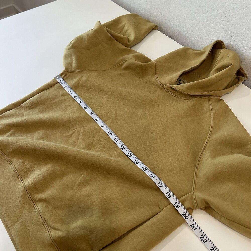 Uniqlo Unisex Stretch Dry Sweat Pullover Hoodie XS Neutral Minimalist Casual - Picture 6 of 7